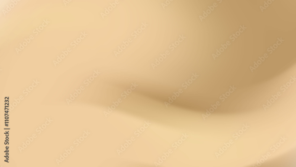 Poster abstract beige gradient background with subtle curves and soft lighting