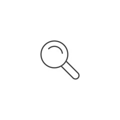 Search icon template vector illustration