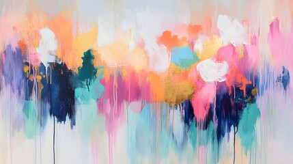 Fototapeta premium Colorful Texture Paint Background Creative Abstract Art for Wallpaper or Banner.