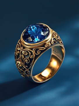 Blue Topaz Ring