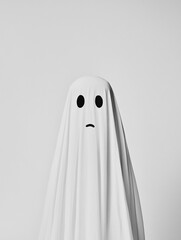 Creating a Simple Minimalist Ghost Costume for Halloween Home DIY Guide Indoor Upclose Minimalism