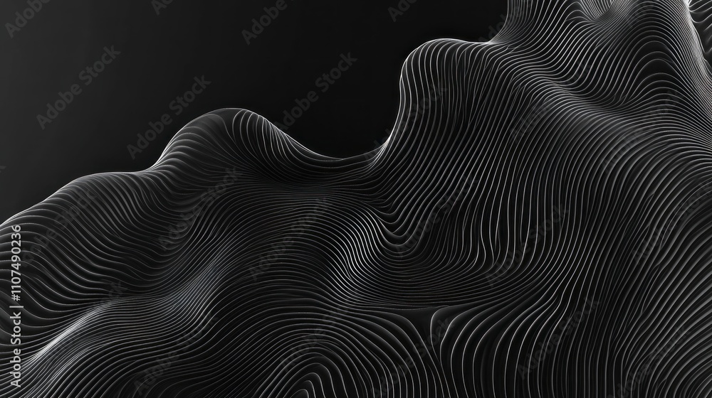 Poster futuristic technology background with abstract lines and geometric patterns for digital design, high