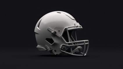 Icon of an American football helmet in sports appwebsite gridiron design