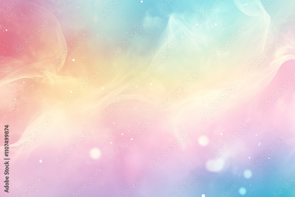 Wall mural a soft pastel gradient background with gentle shades of pink, blue, and yellow. the gradient should 