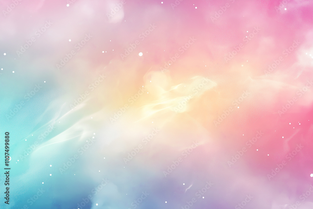 Wall mural a soft pastel gradient background with gentle shades of pink, blue, and yellow. the gradient should 