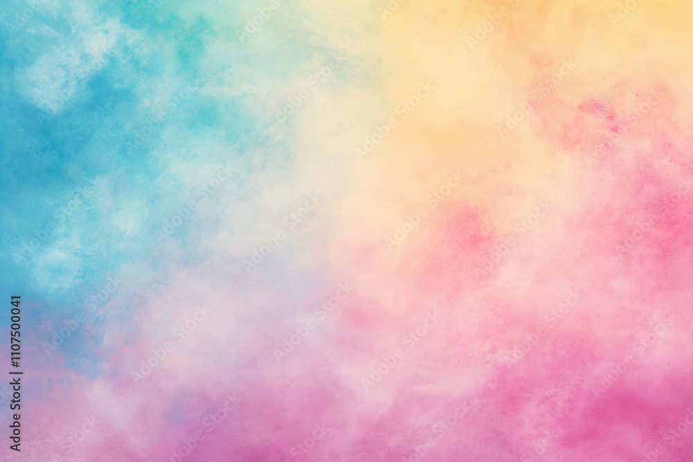 Wall mural a soft pastel gradient background with gentle shades of pink, blue, and yellow. the gradient should 