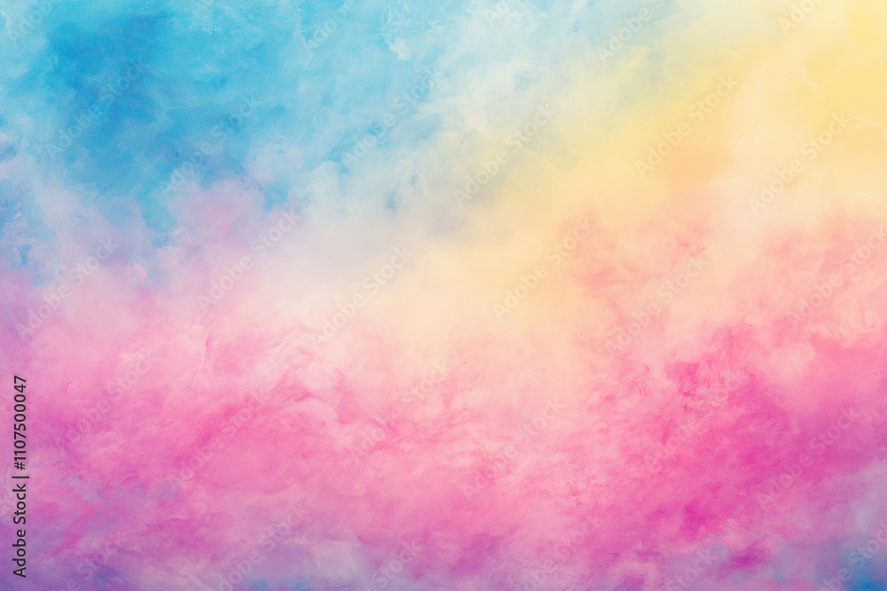 Wall mural a soft pastel gradient background with gentle shades of pink, blue, and yellow. the gradient should 