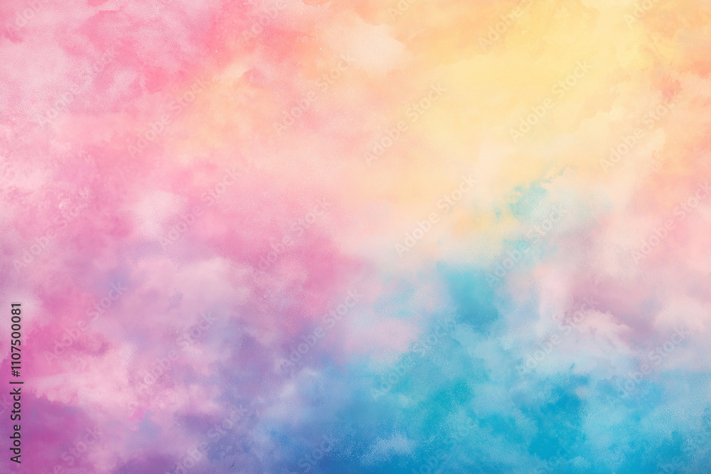 Wall mural a soft pastel gradient background with gentle shades of pink, blue, and yellow. the gradient should 
