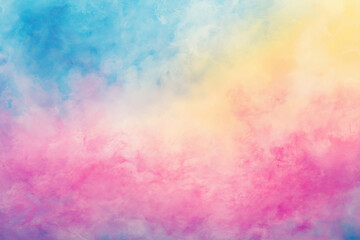 A soft pastel gradient background with gentle shades of pink, blue, and yellow. The gradient should be smooth without any harsh transitions or sharp edges