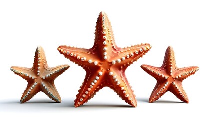 starfish on white background