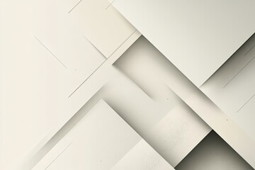 Obraz premium Abstract Geometric Beige Shapes Design