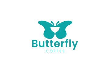 butterfly logo icon illustration