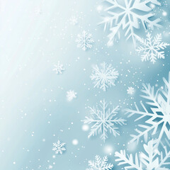 Snowflakes Illustration for Winter Decorations