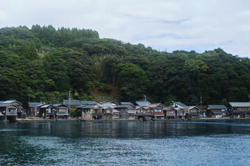 Obraz premium 伊根の舟屋