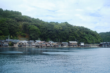 Obraz premium 伊根の舟屋