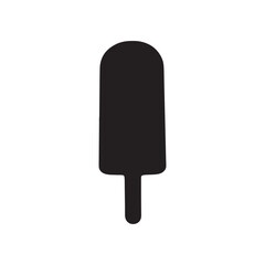 Popsicle silhouette vector illustration
