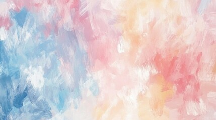 Fototapeta premium Soft Abstract Texture with Blush Pink, Sky Blue, and Cream Tones