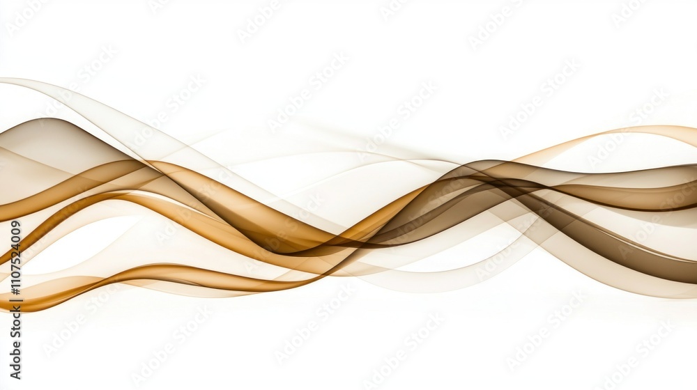 Aufkleber dynamic flowing waves abstract design digital art minimalist environment close-up viewpoint visual h