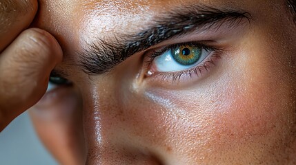 A creative portrait using a mirrorless camera with soft lighting rim light manual settings highlighting smooth tones captured at eye level emphasizing expression 