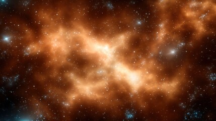 Obraz premium Majestic Cosmic Nebula Illuminating the Vastness of Outer Space