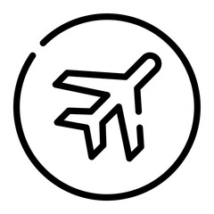 Obraz premium Airplane Mode Icon