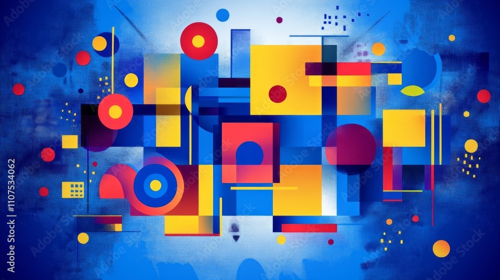Poster dynamic abstract technology background featuring neon wave of particles in gradient colors with inte