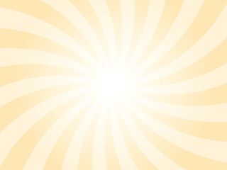 Obraz premium Abstract Orange Background with Rays Retro Starburst Rays. Peach Orange Sunburst Background Vector Illustration Pattern Beam Rays. Spiral Radial Striped Backdrop. Vector Illustration.