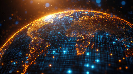 A captivating blend of doodle-style vector art inspired by technology and nature, featuring intricate hand-drawn circuits, futuristic gadgets, digital connections, and organic patterns like leaves, fl