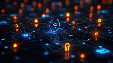 A captivating blend of doodle-style vector art inspired by technology and nature, featuring intricate hand-drawn circuits, futuristic gadgets, digital connections, and organic patterns like leaves, fl