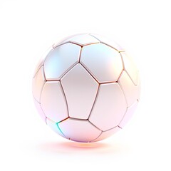 Fototapeta premium Football Kickoff Icon Whimsical Cartoon Transparent Overlay High Resolution 3D Illustration