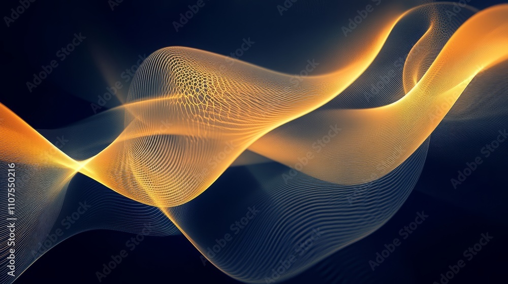 Poster dynamic technology background with abstract light patterns, futuristic digital design, and modern hi