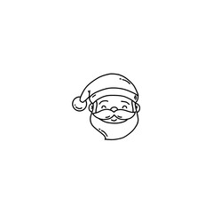 Obraz premium Cute Santa Claus illustrations decorate greeting cards, parties and products to meet the joyful season of Christmas