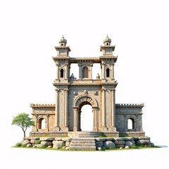 Obraz premium Medival Architecture - Best for Game development 