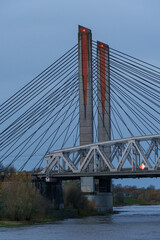 Fototapeta premium Die Waal in den Niederlanden