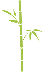 Naklejka premium Bamboo Plant Flat Icon