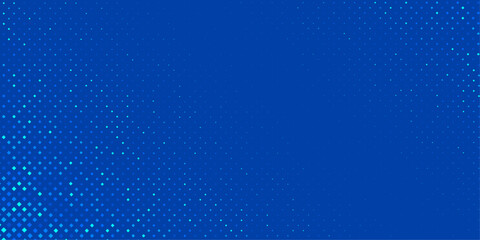 Fototapeta premium Pixel technological background. Abstract blue gradient background. Neon dots. Vector illustration.