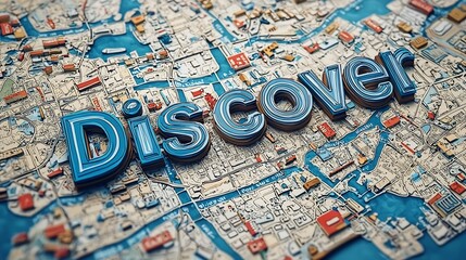 Obraz premium Discover the World s Vast Landscapes and Unknown Territories Through an Open Map