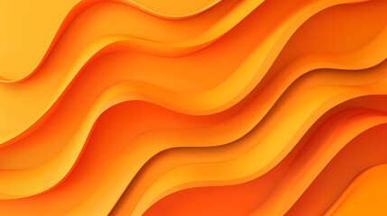 Obraz premium Abstract Orange Wave Background