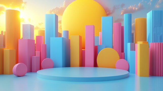 A snapshot of a sleek, gleaming holographic laptop and calendar concept, with the objects arranged towards the right to accentuate them.