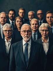 Fototapeta premium Business Professionals Posing
