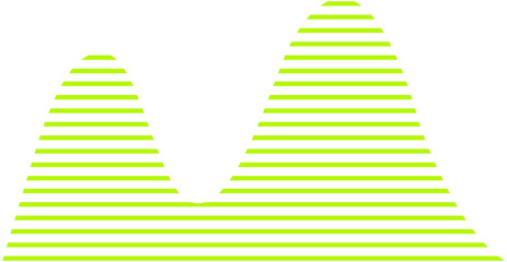 Mountains line illustration shape design
