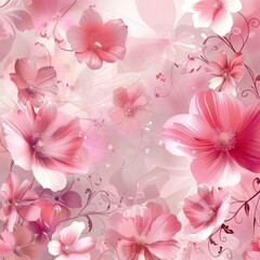 pink cute wallpaper with flowers,.   