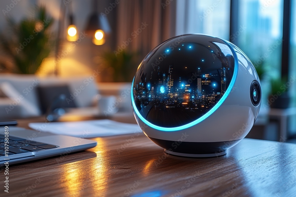 Aufkleber AI-enhanced tools for securing remote work environments, protecting sensitive data across digital platforms, styled for focus,