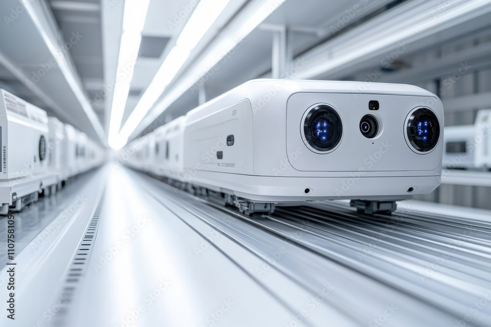 Poster ai-integrated robots for logistics and supply chain automation,