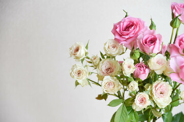 スプレー薔薇の花束