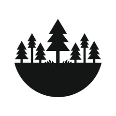Obraz premium Forest icon