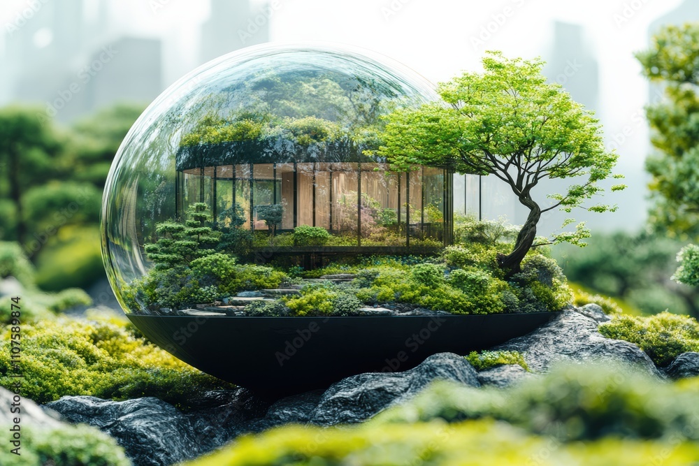 Poster eco-conscious metaverse environments integrating green design principles,