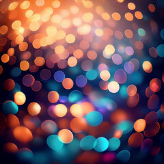 Mesmerizing Bokeh Lights and Enchanting Lens Flare Display