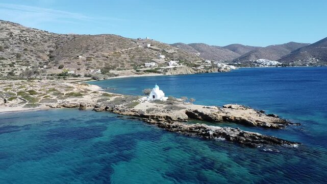 Kapelle des hl. Panteleimon, Katapola, Amorgos, Kykladen, Griechenland, Europa