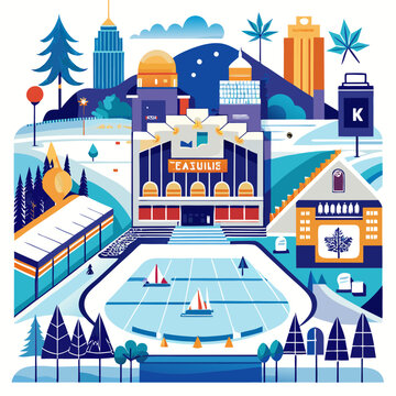 illustration of a city